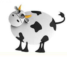 Мебельная ручка для детской мебели "Коровка" TL 11.15004